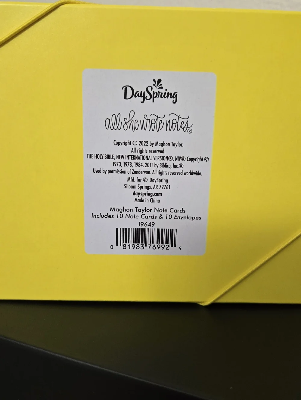DaySpring/Hallmark Bundle Set. Organizing Box, Cards, & Calendar. New.